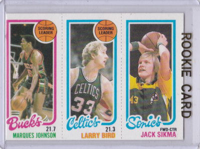 LARRY BIRD ROOKIE CARD 1980 Topps VINTAGE BASKETBALL RC