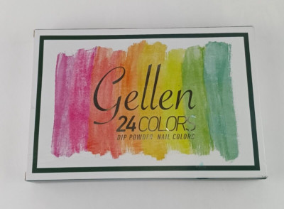 GELLEN 24 COLORS DIP POWDER NAIL COLORS PROFESSIONAL DIP MANICURE