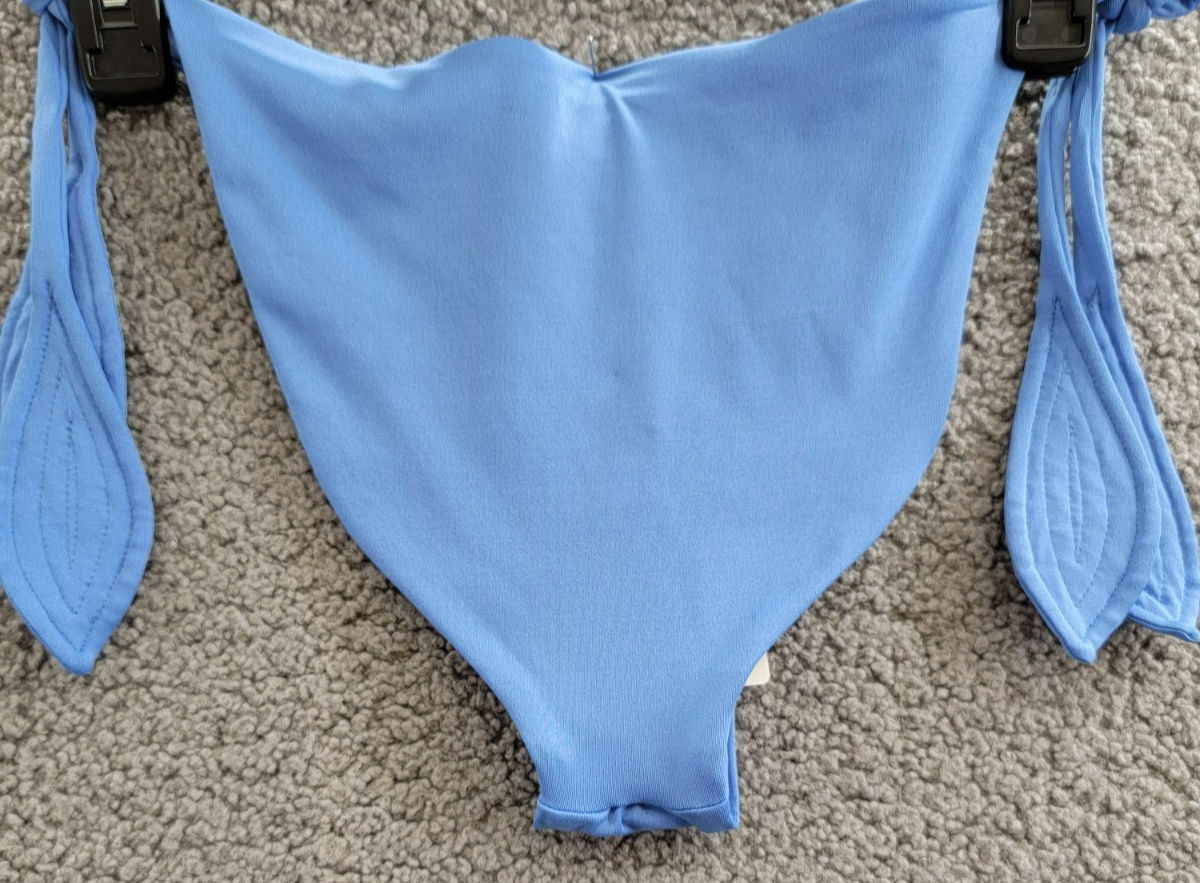 Peixoto Amara Bikini Top & Juliet Bikini Bottom Set Women's M Laz Blue Side Tie - Picture 18 of 23