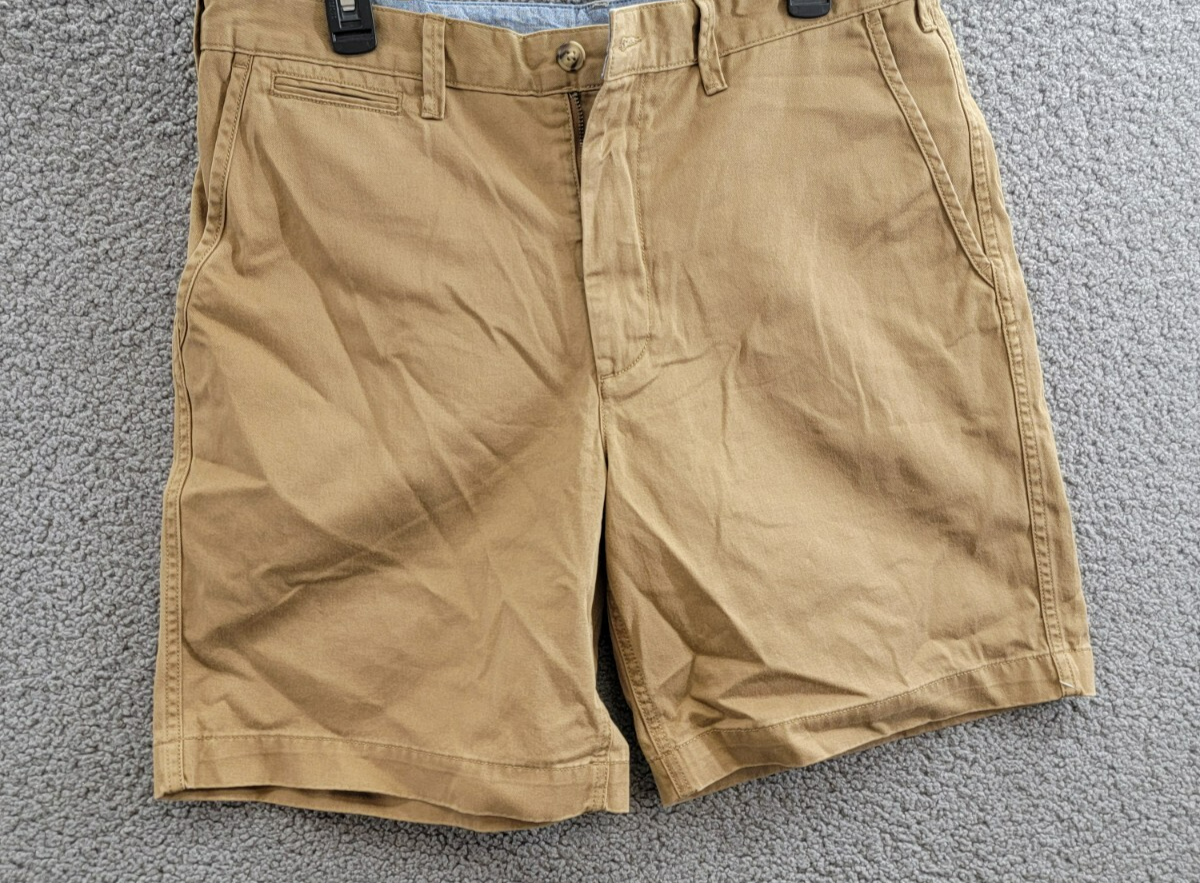 Polo Ralph Lauren 8-Inch Relaxed Fit Chino Shorts Men's 33 Sandsurf Button Zip - Picture 2 of 18
