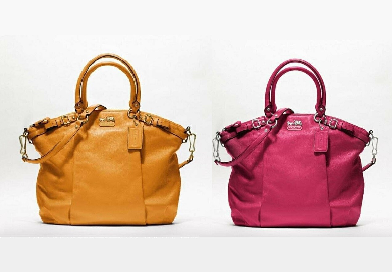 バッグ Coach Madison Chevron Lindsey Satchel Coach Madison Lindsey Satchel/hobo Bag Duffle Tote Overnight