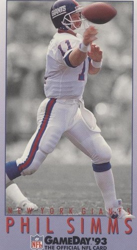 1993 Fleer GameDay Phil Simms #254