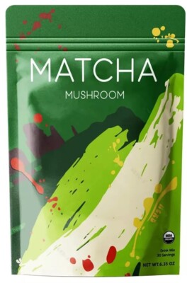ORGANIC MUSHROOM MATCHA TEA (Generic off brand of rye)