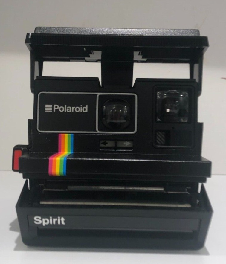 Vintage Polaroid 600 Series Instant Land Camera with Strap
