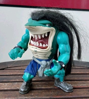 Street Sharks Rox Actionfigur 1995 Street Wise Designs Mattel Hai Volles Haar