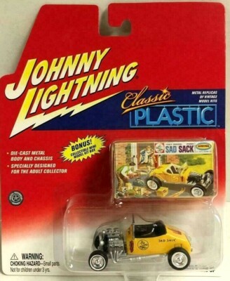 JOHNNY LIGHTNING CLASSIC PLASTIC- SAD SACK 1927 MODEL T ROADSTER 1:64 HTF