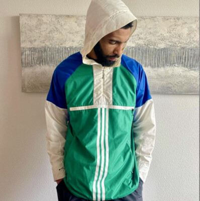 Adidas originals Vintage Y2K Jacket Blue Men s L Retro
