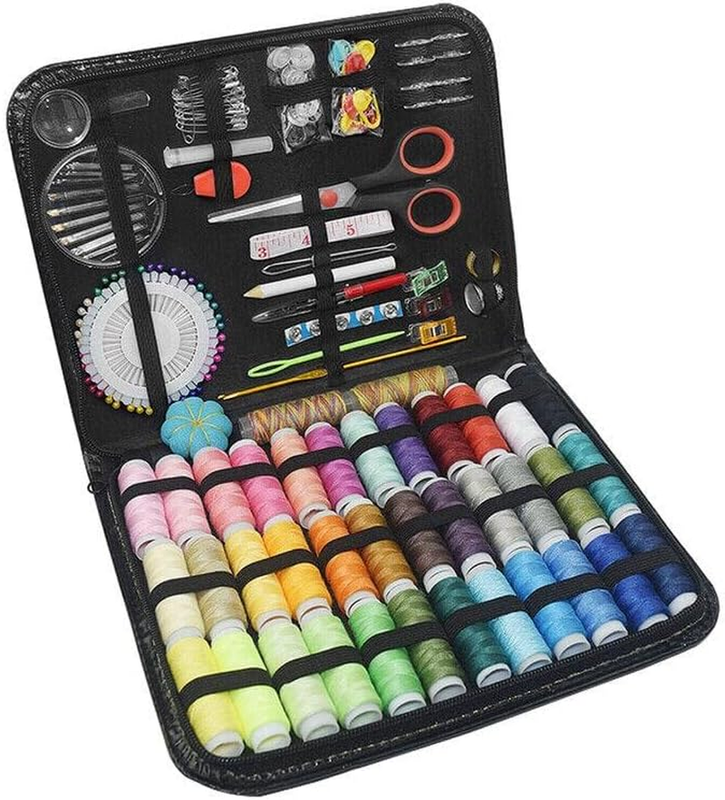 183Pcs Portable Mini Sewing Kit for Travel and Home Use - Premium Emergency Sewi