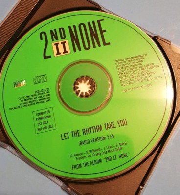 2nd II None Let The Rhythm Take You Single PROMO CD DJ Quik PCD-7373-DJ OOP