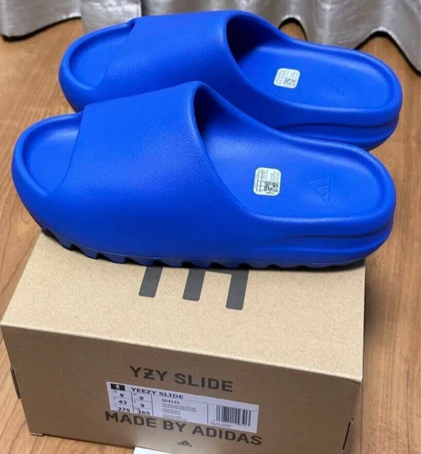 Adidas Yeezy Slide Azure Blue Size US 9 (27.5cm)　NEW　UNUSED