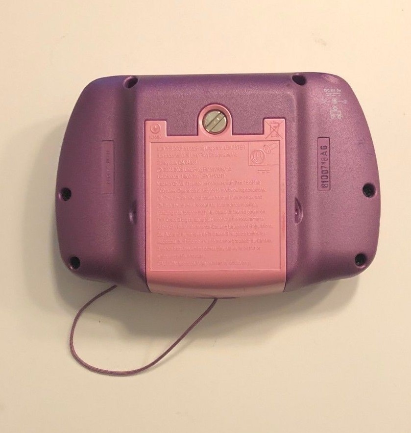 Vtech LeapFrog Leapster Learning System Pink Purple - Tested & Works Great!