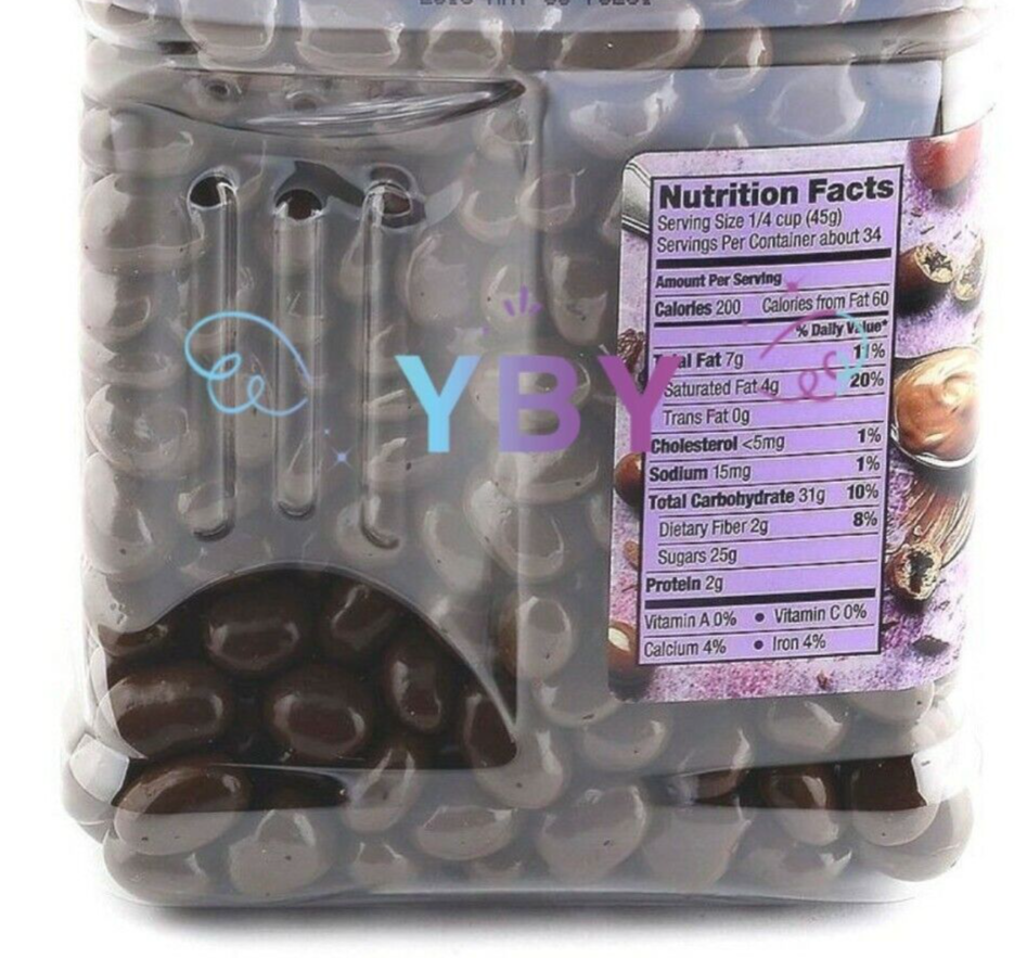 2 Jars Member's Mark Milk Chocolate Covered Raisins  54oz Each= 6.75 lbs(2 jars)