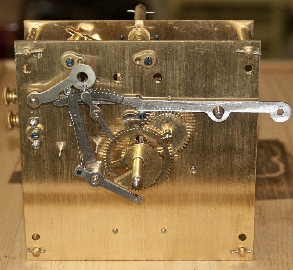 Gustav Becker Grandfather Clock Movement - Complete