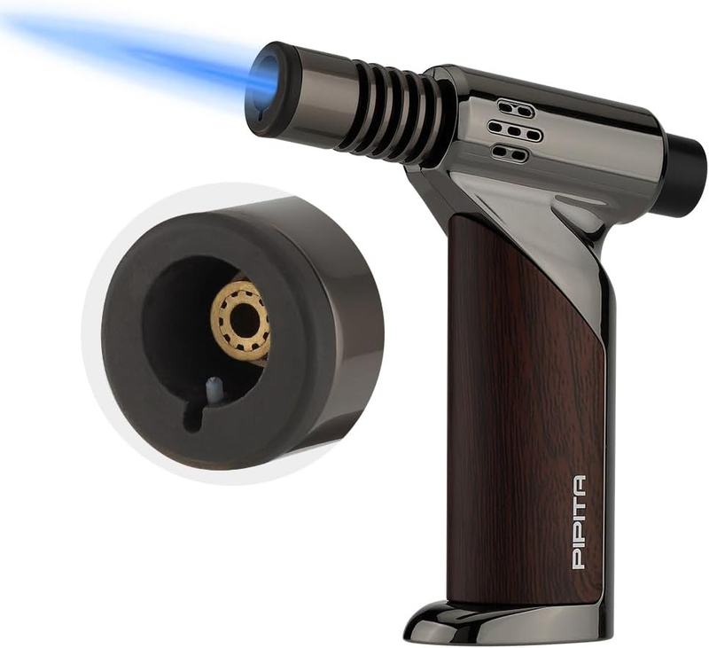 Kitchen Blow Torch for Cooking & Diy,Soldering Torch Lighter with Safety Lock an