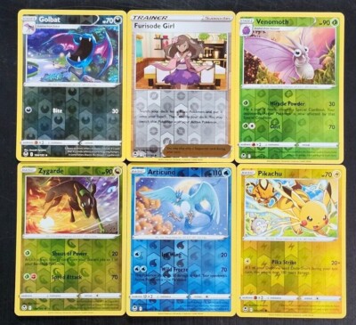 Pokemon - Silver Tempest REVERSE HOLO Foil Singles You Pick