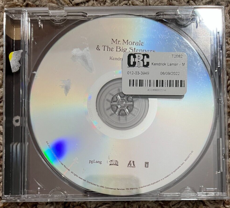 Kendrick Lamar Mr. Morale ゴールドレコード Mr. Morale & The Big Steppers' Exclusive Vinyl - Interscope