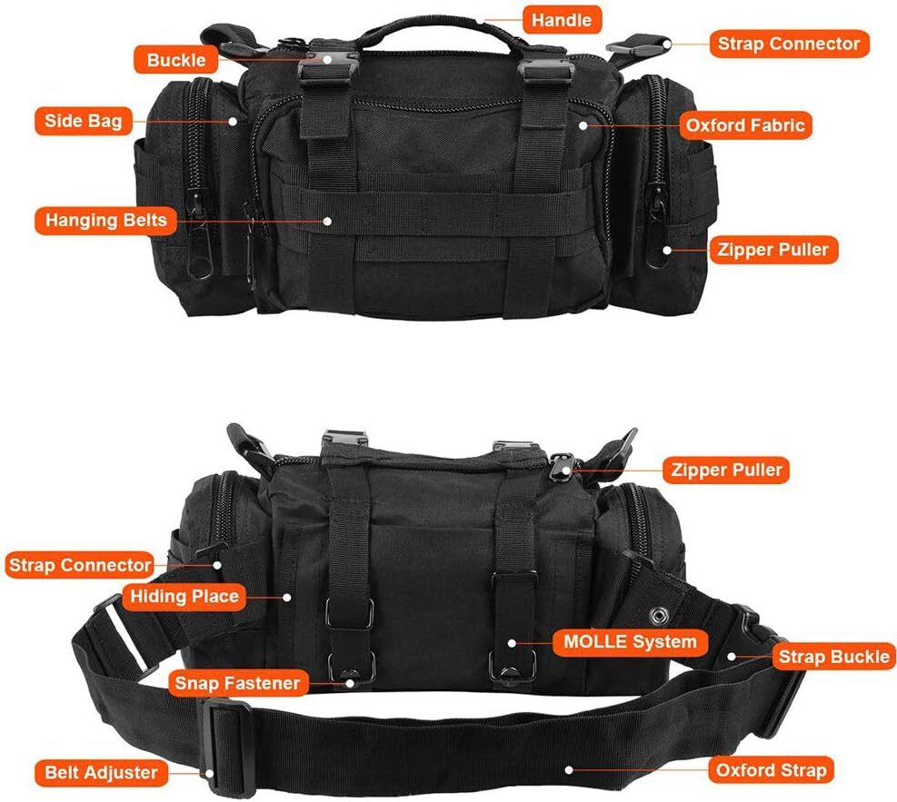 Waterproof Bicycle Handlebar Bag Bike Saddle Bag Frame Rear Front Accessories