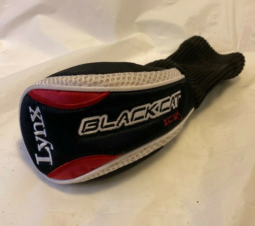 Lynx Black Cat 5 Fairway Wood Embroidered Head Cover XC12 golf club cover
