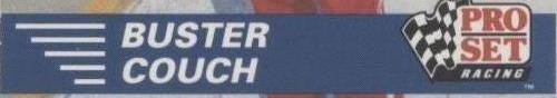 1991 Pro Set NHRA Racing - Buster Couch #98
