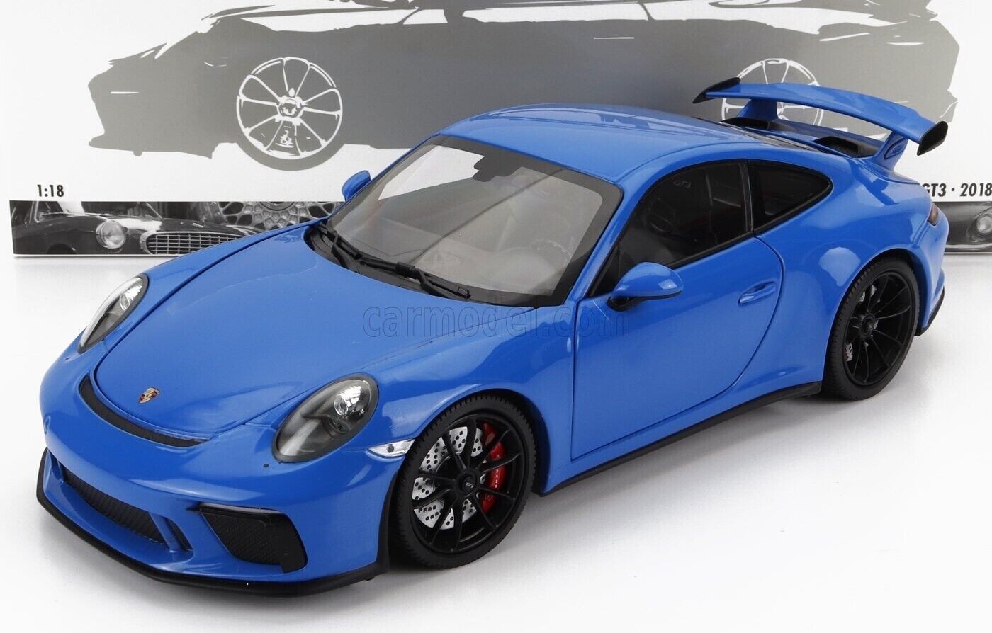 【MINICHAMPS】1/18 Porsche 911GT3RS Blue 1/18 Minichamps 2024 Porsche 911 (992) GT3 RS Weissach