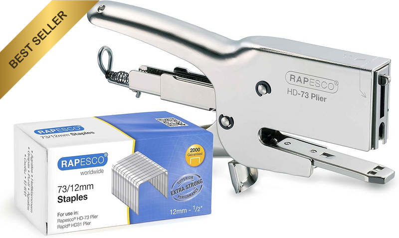 Classic Plier Stapler Set, Includes 73 Plier Stapler and Pack of 2,000 Staples 7