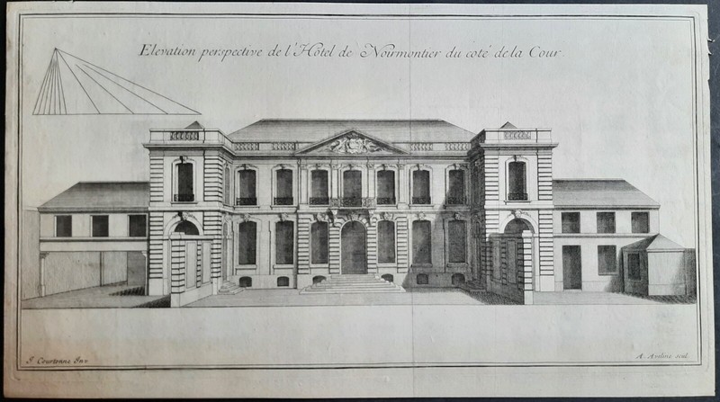 Hotel De Noirmoutier CotÃ© Cour Par A. Aveline D'AprÃ¨S Courtonne 18Ã¨Me SiÃ¨Cle