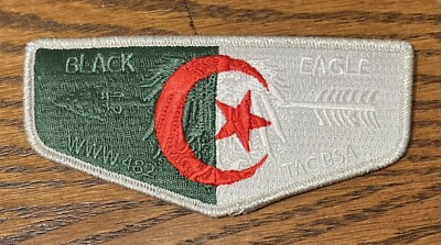 Boy Scout Transatlantic Council Black Eagle Lodge 482 New Country Flap - Algeria