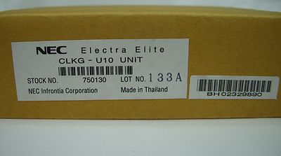 NEC Electra Elite - IPK Phone System Clock Card Circuit Board CLKG-U10 *NEW*