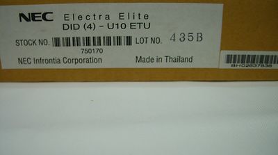 NEC DID(4)-U10 ETU Telephone Telecom Direct Inward Dialing Interface Card *NEW*