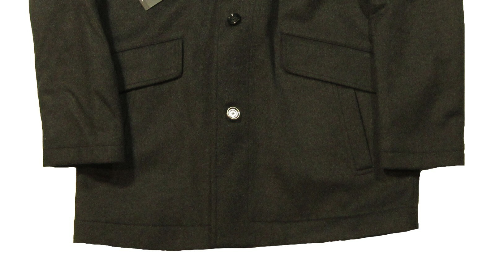 Pre-owned Hugo Boss Men's Charcoal Coxtan 8 Wool Cashmere Regular Fit Car Coat $645 In Gray