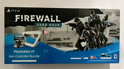 FIREWALL ZERO HOUR PSVR + PS4 or PS5 PLAYSTATION 4 OR 5 VR AIM CONTROLLER BUNDLE