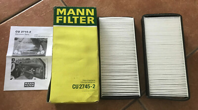 MANN CABIN AIR FILTER CU2745-2 NEW IN BOX INNENRAUMFILTER MERCEDES-BENZ