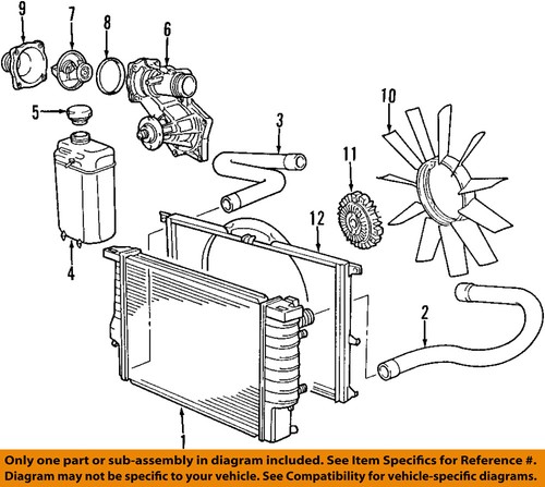 BMW OEM 02-05 745Li-Radiator 17117585440 | eBay bmw 530i 2001 electrical diagram 
