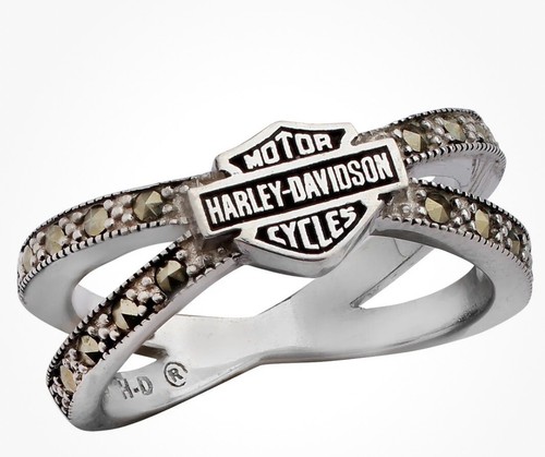 シルバー925☆【Harley Davidson】モダン エッジ リング シルバー925☆【Harley Davidson】モダン エッジ リング