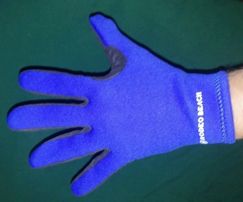 FULL FINGER Kayaking Paddling Rafters Gloves mens marine blue black NON SLIP XXL