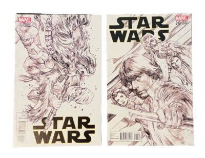 Star Wars #11 and 12  Incentive Variant Immonen Sketch 1:100 Marvel 2011