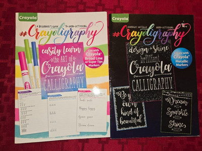 Crayola Calligraphy, a Beginner's Guide to Hand-Lettering 2 Book Set
