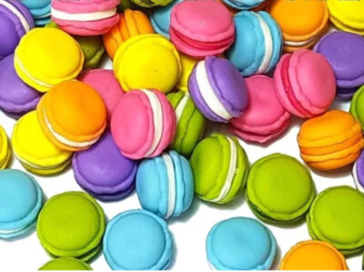 Barbi Dollhouse Miniature Food Mini Cookies Macarons Mini Biscuit Cake Lot   6