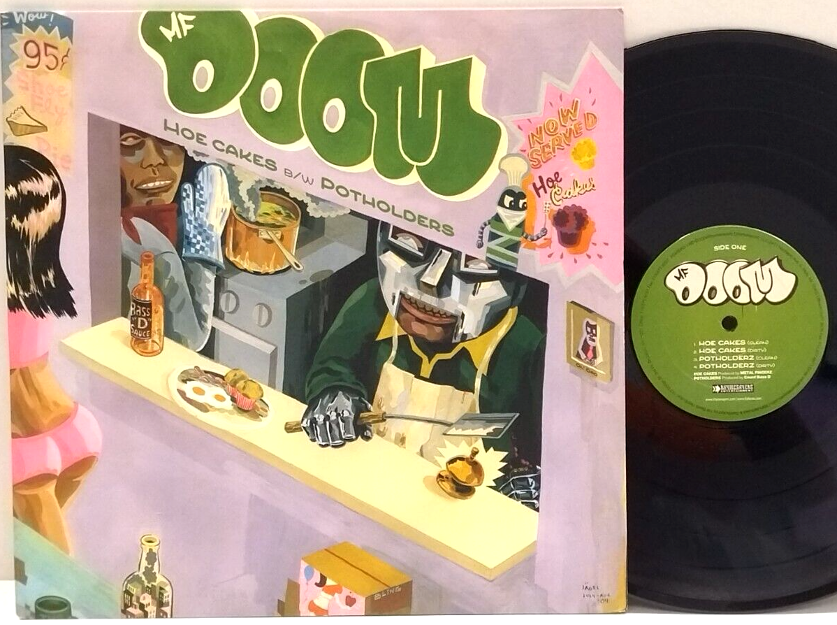 洋楽 MF DOOM Hoe Cakes B/W Potholders 12inch s-l400.jpg
