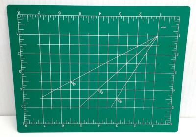 7'' X 9'' Cutting Mat Self Healing Scrapbooking Arts Crafts Non Slip Double Sided