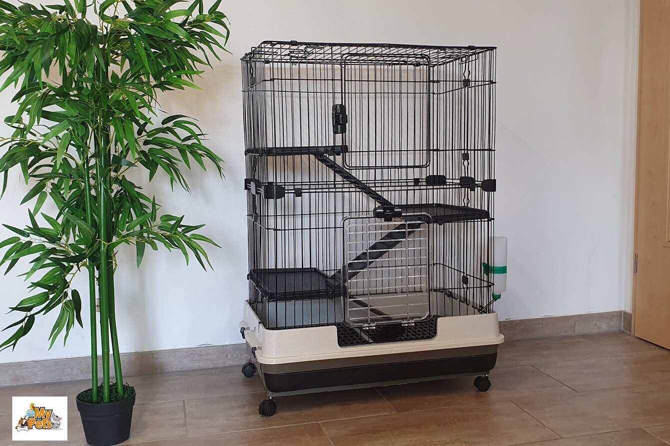 Nagervoliere BIG CAGE XL Nagerkäfig Käfig Hamsterkäfig Voliere Hamster Metall