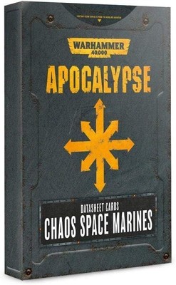 Технические характеристики Warhammer 40K Apocalypse Chaos Space Marine 43-71-60 Games Workshop