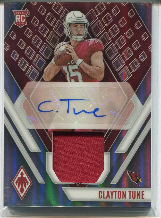 2023 Panini Phoenix Clayton Tune #RAJ-CT