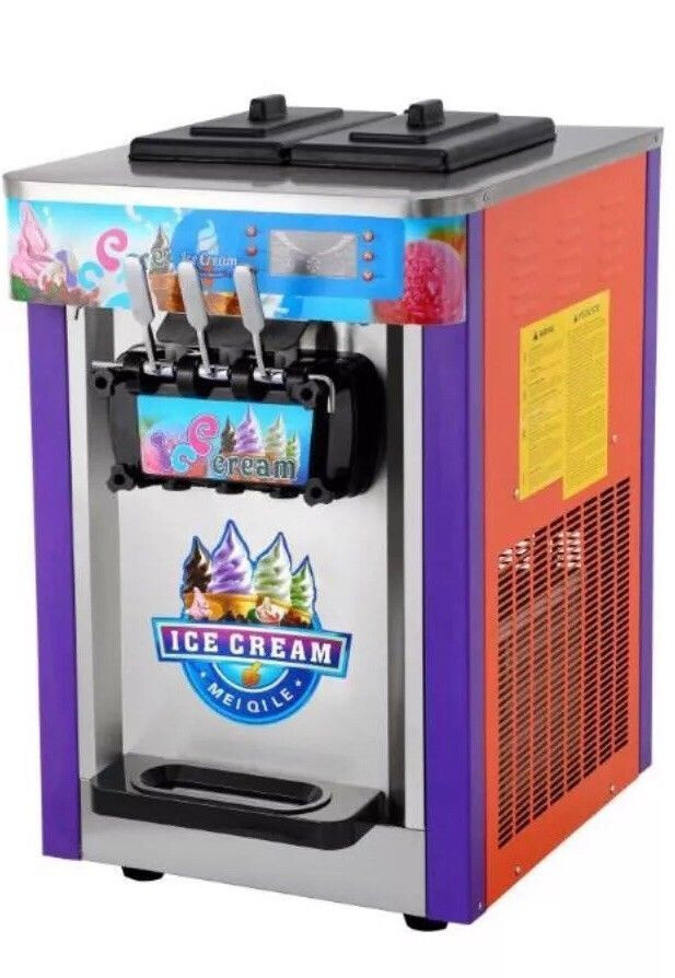 ICE CREAM MACHINE SOFT WHIPPY BRAND NEW TRIPLE HEAD ITALIAN