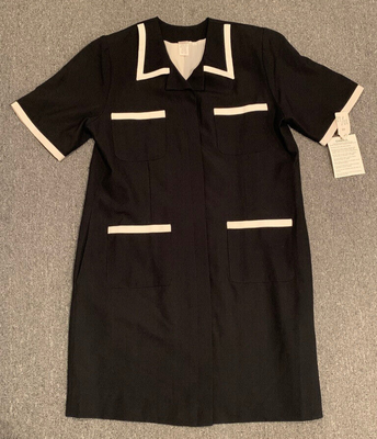 Vintage Chanel Analyste Uniform Dress NEW Employee Staff Sz 10/12