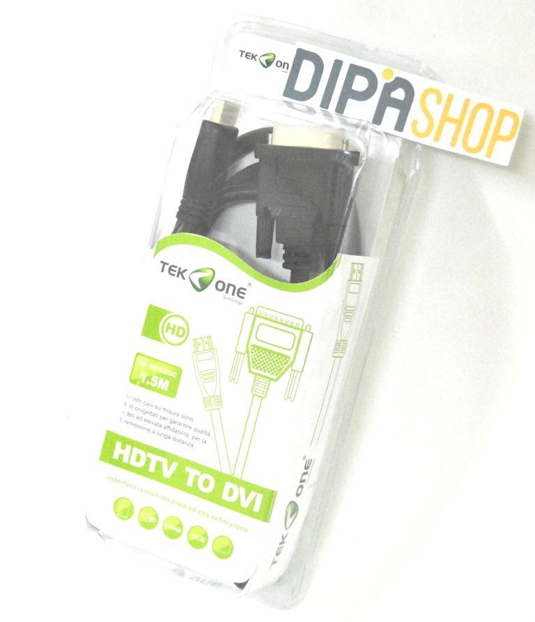 Cavo Hdmi - DVI TeKone TO-HD520C Alta Definizione Adattatore Lunghezza 1,5m hsb