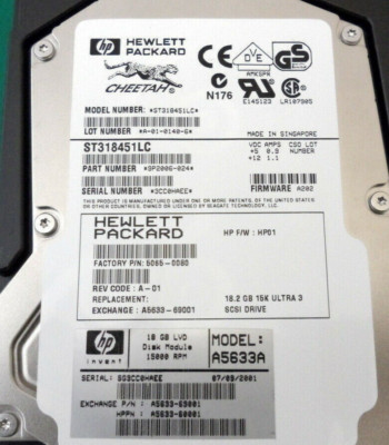 ST318451LC Seagate Cheetah  18GB 15K  3.5'' Ultra 3 SCSI HDD