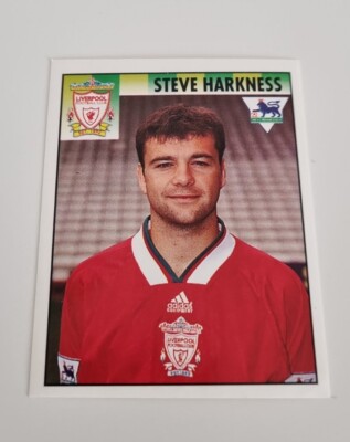 Merlin Premier League 95 Football sticker - #257 STEVE HARKNESS Liverpool 1995