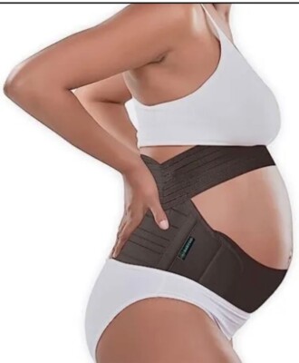 New Babygo Pregnancy Support Belt White Adjustable Hook & Loop Size XL See Chart