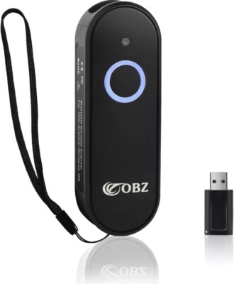 Mini 2D Wireless Barcode Scanner 2.4G Wireless & Bluetooth Barcode Scanner